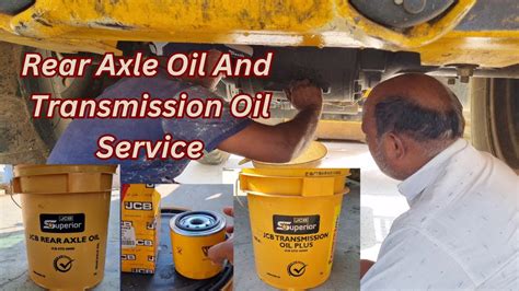 jcb 3dx oil filter change